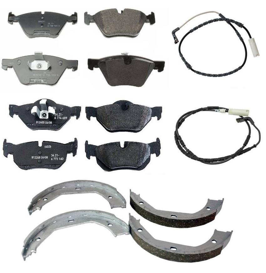 BMW Disc Brakes Kit - Pads Front and Rear